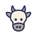 Free Cow Heat Animal Icon