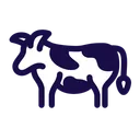 Free Cow Animal Dairy Icon