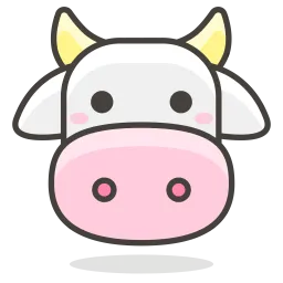 Free Cow Emoji Icon