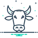 Free Cow Face Animal Icon