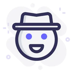 Free Cowboy Emoji Icon