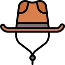 Free Artboard Copy Cowboy Hat Cap Icon