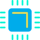 Free Cpu Processor Chip Icon