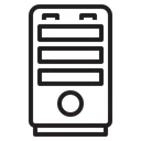 Free Cpu Case Case Computer Icon