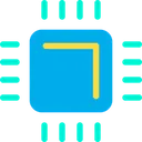 Free Cpu Processor Chip Icon