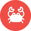 Free Crab Cancer Seafood Icon