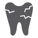 Free Cracked Tooth Mouth Icon