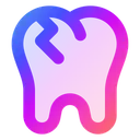 Free Cracked Tooth  Icon