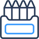 Free Crayons  Icon