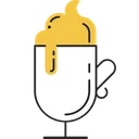 Free Cream Coffee  Icon