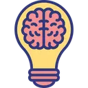 Free Brain Questions Brainstorming Innovation Icon