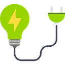 Free Creative bulb plug  Icon