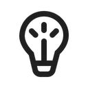 Free Lightbulb Filament Bulb Lamp Icon
