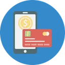Free Credit Card M Commerce Mobile Banking Icon