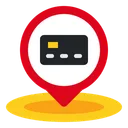 Free Credit card location  Icon