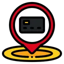 Free Credit card location  Icon