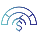 Free Credit Score Limit Mileage Icon