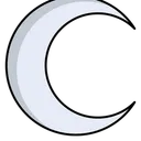 Free Crescent  Icon
