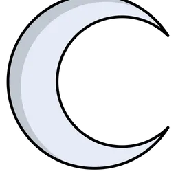 Free Crescent  Icon