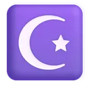 Free And Crescent Color Icon