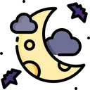 Free Crescent moon  Icon