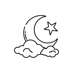 Moon Star Svg Png Icon Free Download - Transparent Islam Crescent