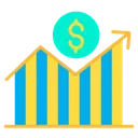 Free Crescimento Grafico De Investimento Grafico De Investimento Ícone