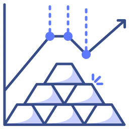Free Crescimento do ouro  Ícone