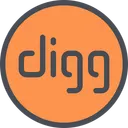 Free Digg Logo Digg Medias Sociaux Icône