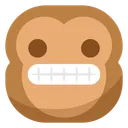Free Cringe Monkey Emoji Icon