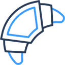 Free Croissant  Symbol