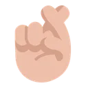 Free Fingers Crossed Hand Gesture Hand Sign Icon