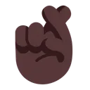 Free Fingers Flat Dark Icon