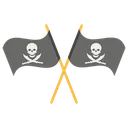 Free Crossed Pirate Flag Pirates Black Flag Icon