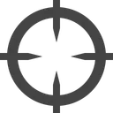 Free Crosshairs Icon