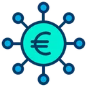 Free Crowdfunding Euro  Icon