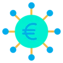 Free Crowdfunding Euro  Icon