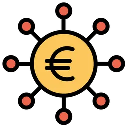 Free Crowdfunding Euro  Icon