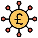 Free Crowdfunding Pound  Icon