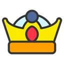 Free Crown King Royal Icon