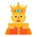 Free With Crown Flat Icon