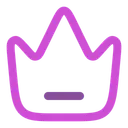 Free Crown Line Crown King Icon