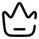 Free Crown line  Icon