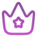 Free Crown Star Icon