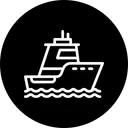 Free Cruise Ship Boat Icon