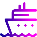 Free Cruise Ship Boat Icon