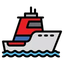 Free Cruise Ship Boat Icon