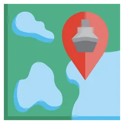 Free Cruise Location  Icon