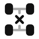 Free Cruz De Suspension Icono