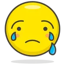 Free Cry Sad Face Icon